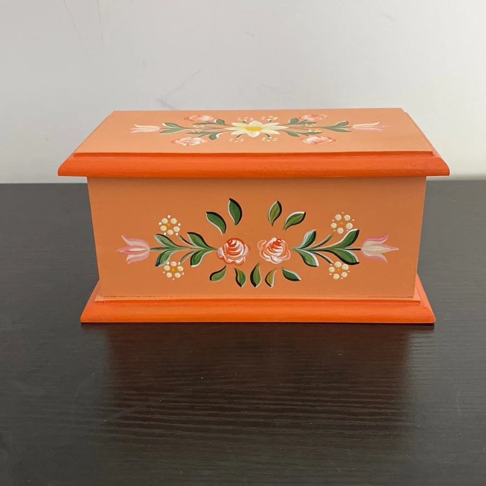 Hand Painted Jewelry Box